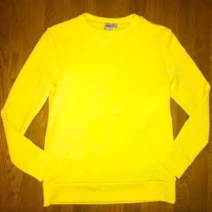 Yellow Neoprene Sweatshirt